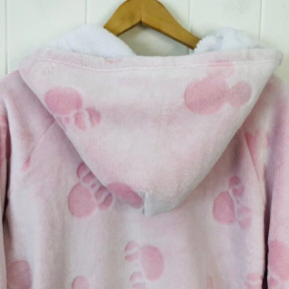 Disney Womens Super Soft Hooded Pull Over Robe or Pajamas with Kangaroo Pocket - Picture 8 of 9